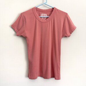 Big Bud Press Pink Unisex Short Sleeve Baby Doll Shirt Size Small